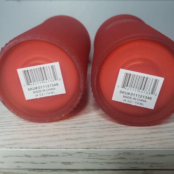 Starbucks Fashion Matte Tumblers Red Black New - Picture 4 of 4